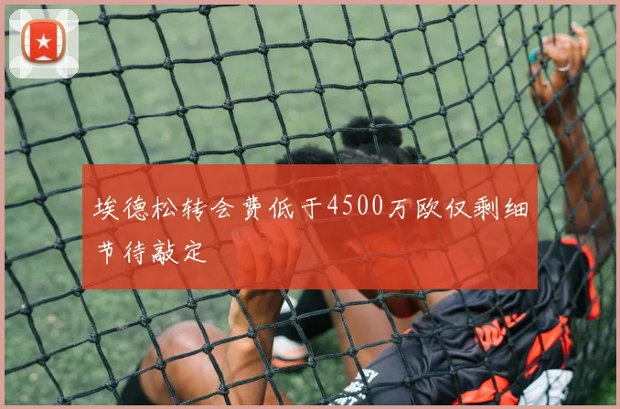 埃德松转会费低于4500万欧仅剩细节待敲定