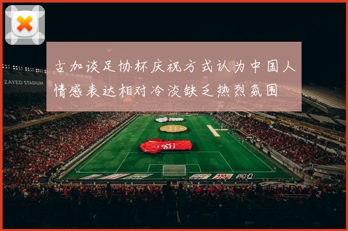 古加谈足协杯庆祝方式认为中国人情感表达相对冷淡缺乏热烈氛围